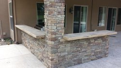 Custom Fireplace/Fire #022 by Wells Pools
